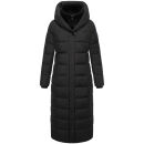Marikoo Pakoraa Damen Winter Steppmantel Parka N088 Schwarz Größe L - Gr.40