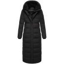 Marikoo Pakoraa Damen Winter Steppmantel Parka N088 Schwarz Größe XL - Gr.42