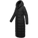 Marikoo Pakoraa Damen Winter Steppmantel Parka N088 Schwarz Größe XL - Gr.42