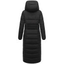 Marikoo Pakoraa Damen Winter Steppmantel Parka N088 Schwarz Größe XL - Gr.42