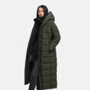 Marikoo Pakoraa Damen Winter Steppmantel Parka N088 DarkOlive Größe S - Gr.36