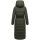 Marikoo Pakoraa Damen Winter Steppmantel Parka N088 DarkOlive Größe XXXXXL - Gr.50