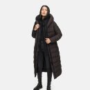 Marikoo Pakoraa Damen Winter Steppmantel Parka N088 Choco Größe L - Gr.40