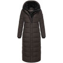 Marikoo Pakoraa Damen Winter Steppmantel Parka N088 Choco Größe L - Gr.40