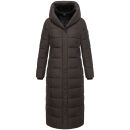 Marikoo Pakoraa Damen Winter Steppmantel Parka N088 Choco Größe L - Gr.40
