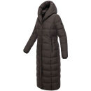 Marikoo Pakoraa Damen Winter Steppmantel Parka N088 Choco Größe L - Gr.40