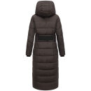 Marikoo Pakoraa Damen Winter Steppmantel Parka N088 Choco Größe L - Gr.40