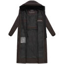 Marikoo Pakoraa Damen Winter Steppmantel Parka N088 Choco Größe L - Gr.40