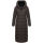 Marikoo Pakoraa Damen Winter Steppmantel Parka N088 Choco Größe L - Gr.40