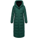 Marikoo Pakoraa Damen Winter Steppmantel Parka N088 Evergreen Größe S - Gr.36