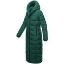 Marikoo Pakoraa Damen Winter Steppmantel Parka N088 Evergreen Größe S - Gr.36