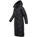Marikoo Ranjaa Damen Winter Steppmantel N090 Schwarz Größe S - Gr.36