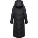 Marikoo Ranjaa Damen Winter Steppmantel N090 Schwarz Größe S - Gr.36