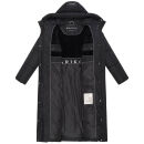 Marikoo Ranjaa Damen Winter Steppmantel N090 Schwarz Größe S - Gr.36