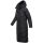 Marikoo Ranjaa Damen Winter Steppmantel N090 Schwarz Größe S - Gr.36