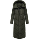 Marikoo Ranjaa Damen Winter Steppmantel N090 DarkOlive Größe XXXXL - Gr.48
