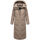 Marikoo Ranjaa Damen Winter Steppmantel N090 TaupeGrey Größe M - Gr.38