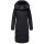 Navahoo Schokokuss Damen Winter Steppmantel N094 Schwarz-Größe S - Gr. 36