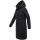 Navahoo Schokokuss Damen Winter Steppmantel N094 Schwarz-Größe S - Gr. 36