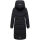 Navahoo Schokokuss Damen Winter Steppmantel N094 Schwarz-Größe S - Gr. 36