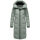 Navahoo Schokokuss Damen Winter Steppmantel N094 SmokeyMint-Größe XL - Gr. 42
