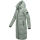 Navahoo Schokokuss Damen Winter Steppmantel N094 SmokeyMint-Größe XL - Gr. 42