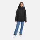 Marikoo Kuscheltatze Damen Winter Steppjacke N077 Schwarz-Größe XL - Gr. 42