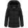 Marikoo Kuscheltatze Damen Winter Steppjacke N077 Schwarz-Größe XL - Gr. 42