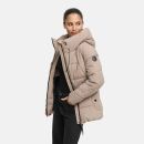 Marikoo Kuscheltatze Damen Winter Steppjacke N077 Taupe Grey-Größe XS - Gr. 34
