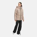 Marikoo Kuscheltatze Damen Winter Steppjacke N077 Taupe Grey-Größe XS - Gr. 34