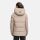 Marikoo Kuscheltatze Damen Winter Steppjacke N077 Taupe Grey-Größe XS - Gr. 34