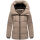 Marikoo Kuscheltatze Damen Winter Steppjacke N077 Taupe Grey-Größe XS - Gr. 34