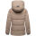 Marikoo Kuscheltatze Damen Winter Steppjacke N077 Taupe Grey-Größe XS - Gr. 34