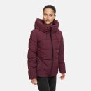 Marikoo Kuscheltatze Damen Winter Steppjacke N077 Wine-Größe L - Gr. 40