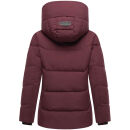 Marikoo Kuscheltatze Damen Winter Steppjacke N077 Wine-Größe L - Gr. 40