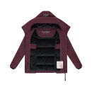 Marikoo Kuscheltatze Damen Winter Steppjacke N077 Wine-Größe L - Gr. 40
