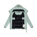 Marikoo Kuscheltatze Damen Winter Steppjacke N077 Smokey Mint-Größe L - Gr. 40