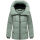 Marikoo Kuscheltatze Damen Winter Steppjacke N077 Smokey Mint-Größe L - Gr. 40