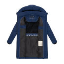 Navahoo Mondnebel Damen Winter Steppmantel N083 Navy Größe XS - Gr. 36