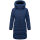 Navahoo Mondnebel Damen Winter Steppmantel N083 Navy Größe XS - Gr. 36