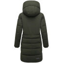 Navahoo Mondnebel Damen Winter Steppmantel N083 Dark Olive Größe XS - Gr. 36