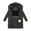 Navahoo Mondnebel Damen Winter Steppmantel N083 Dark Olive Größe XS - Gr. 36