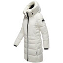 Navahoo Mondnebel Damen Winter Steppmantel N083 Offwhite Größe M - Gr. 38