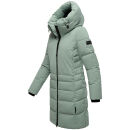Navahoo Mondnebel Damen Winter Steppmantel N083 Smokey MInt Größe XS - Gr. 36
