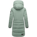 Navahoo Mondnebel Damen Winter Steppmantel N083 Smokey MInt Größe XS - Gr. 36