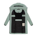 Navahoo Mondnebel Damen Winter Steppmantel N083 Smokey MInt Größe XS - Gr. 36