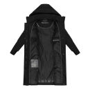 Marikoo Teonaa Damen Winter Steppmantel N101 Schwarz Größe M - Gr. 38