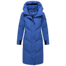 Marikoo Teonaa Damen Winter Steppmantel N101 Galaxy Blue Größe S - Gr. 36