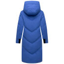 Marikoo Teonaa Damen Winter Steppmantel N101 Galaxy Blue Größe M - Gr. 38