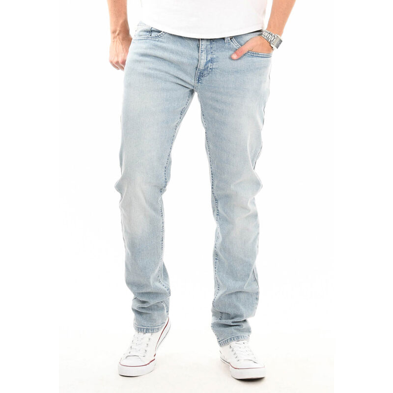 Indicode Ingianluca Herren Jeans Hose B796 Icy Blue-W38-L34 in